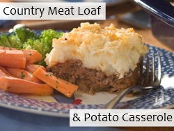 Country Meat Loaf & Potato Casserole