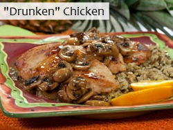 "Drunken" Chicken