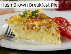 Hash Brown Breakfast Pie