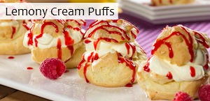 Lemony Cream Puffs