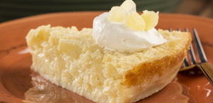 Crustless Pineapple Pie