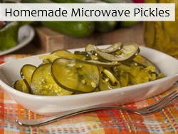 Homemade Microwave Pickles