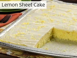 Lemon Sheet Cake