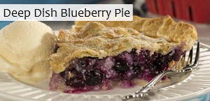 Deep Dish Blueberry Pie