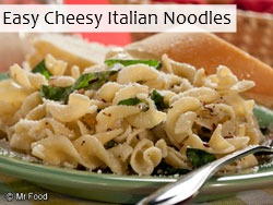 Easy Cheesy Italian Noodles