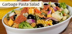 Garbage Pasta Salad