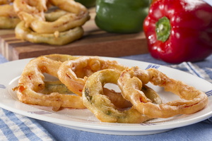 French-Fried Pepper Rings