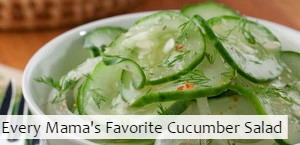 Every Mama's Favorite Cucumber Salad Every Mama's Favorite Cucumber Salad