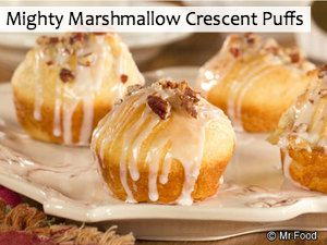 Mighty Marshmallow Crescent Puffs