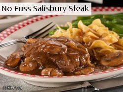 No Fuss Salisbury Steak