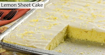 Lemon Sheet Cake