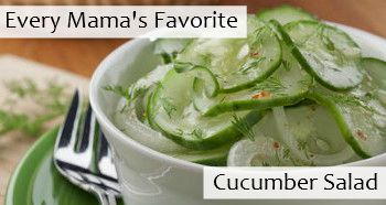 Every Mama's Favorite Cucumber Salad