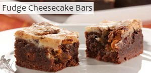 Fudge Cheesecake Bars