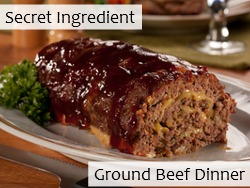 Secret Ingredient Ground Beef Dinner