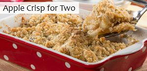 Apple Crisp for Two