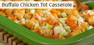 Buffalo Chicken Tot Casserole Buffalo Chicken Tot Casserole