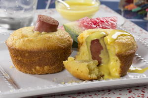 Crazy Corn Dog Muffins