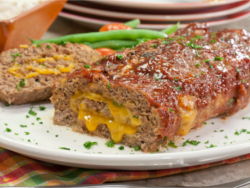 Cheesy Stuffed Meatloaf