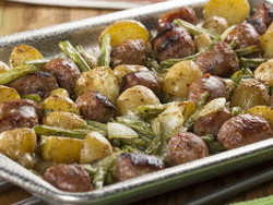 Sausage Sheet Pan Supper