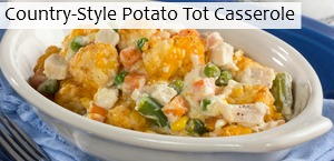 Country-Style Potato Tot Casserole