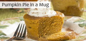Pumpkin Pie in a Mug Pumpkin Pie in a Mug