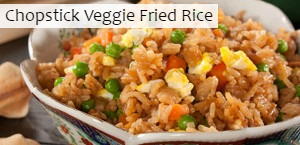 Chopstick Veggie Fried Rice