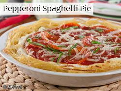 Pepperoni Spaghetti Pie