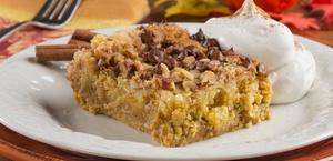 Autumn Pumpkin Dump Cake