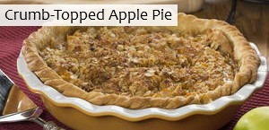 Crumb-Topped Apple Pie