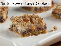 Sinful Seven Layer Cookies