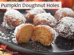 Pumpkin Doughnut Holes