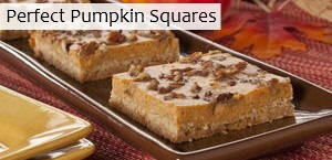 Perfect Pumpkin Squares