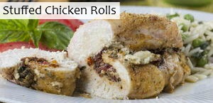 Stuffed Chicken Rolls