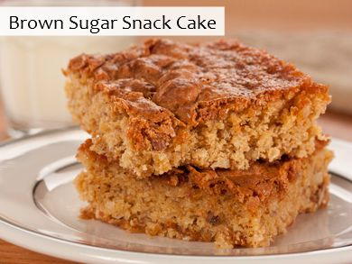 Brown Sugar Snack Cake