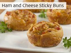 Ham and Cheese Sticky Buns