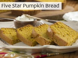 Five Star Pumpkin Bread