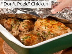 "Don't Peek" Chicken