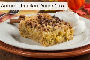 Autumn Pumpkin Dump Cake