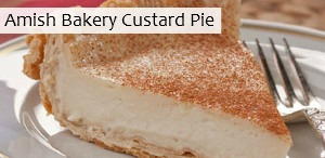 Amish Bakery Custard Pie
