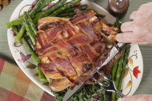 Bacon Roasted Chicken