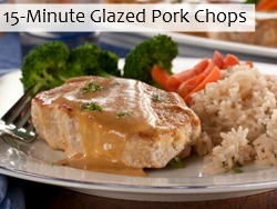 15-Minute Glazed Pork Chops
