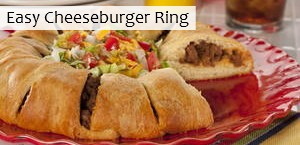 Easy Cheeseburger Ring