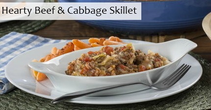 Hearty Beef & Cabbage Skillet