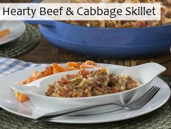 Hearty Beef & Cabbage Skillet