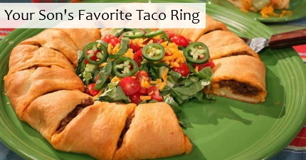 Your Son's Favorite Taco Ring