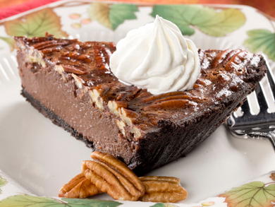 Chocolate Pecan Fudge Pie