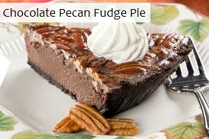 Chocolate Pecan Fudge Pie