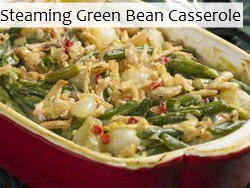 Steaming Green Bean Casserole