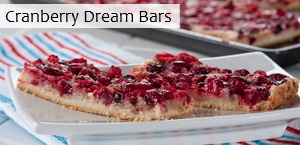 Cranberry Dream Bars