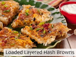 Loaded Layered Hash Browns